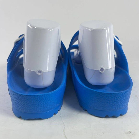 Birkenstock Women's Arizona Essentials EVA Sandals US 10 Blue Rubber Slide Shoes - Picture 8 of 10